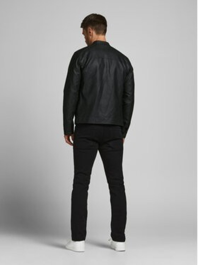 Jack & Jones Kurtka z imitacji skóry 12182461 Czarny Regular Fit