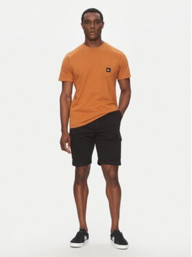 Quiksilver T-Shirt EQYZT08035 Brązowy Regular Fit