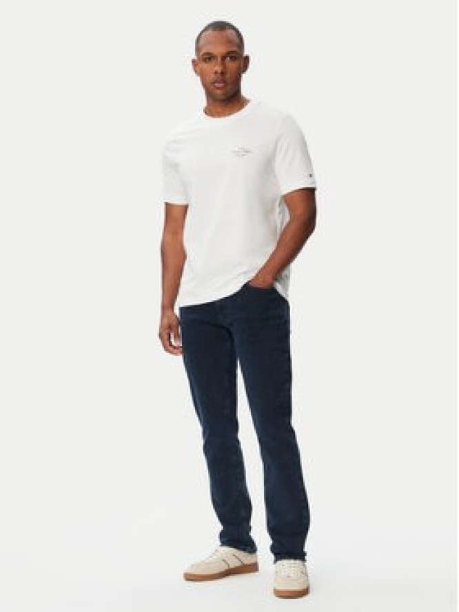 Tommy Hilfiger T-Shirt Nautical MW0MW44258 Biały Regular Fit