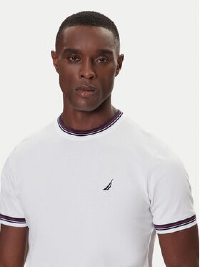Nautica T-Shirt N1S03440 Biały Regular Fit