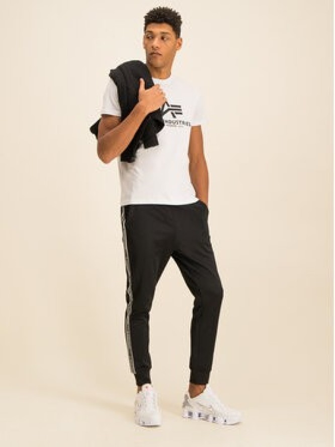 Alpha Industries T-Shirt Basic 100501 Biały Regular Fit