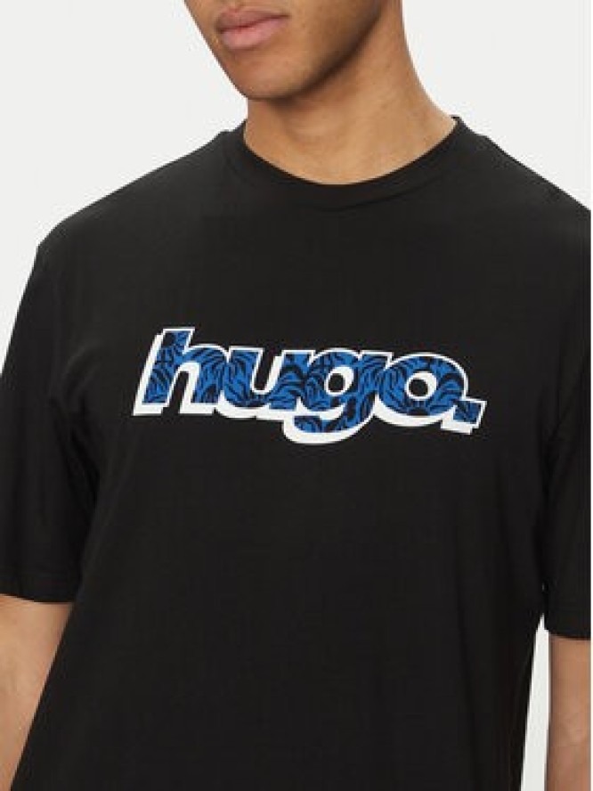 HUGO T-Shirt Nugibol 50542932 Czarny Regular Fit