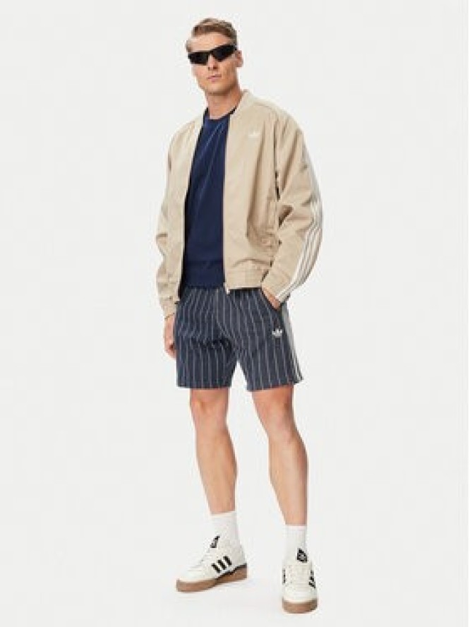 adidas Szorty sportowe Pinstripes Shorts KR9706 Granatowy Regular Fit