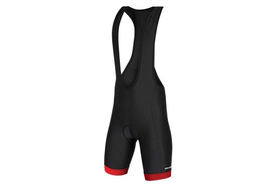 Spodenki rowerowe męskie Endura Xtract Gel II Bibshort red