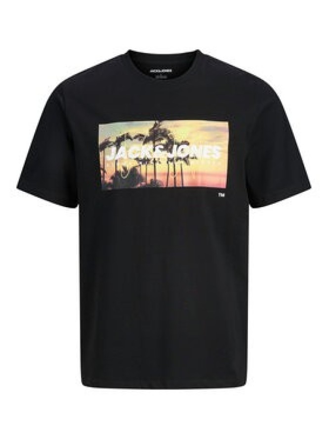 Jack & Jones T-Shirt Indiana Tee 12288112 Czarny Regular Fit