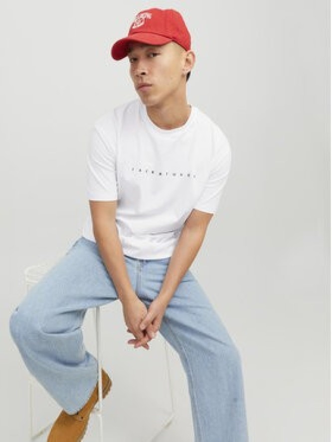 Jack & Jones T-Shirt Star 12234746 Biały Relaxed Fit
