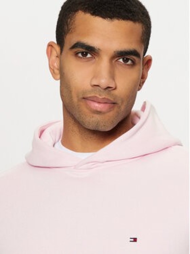 Tommy Hilfiger Bluza Flag Logo MW0MW34266 Różowy Regular Fit