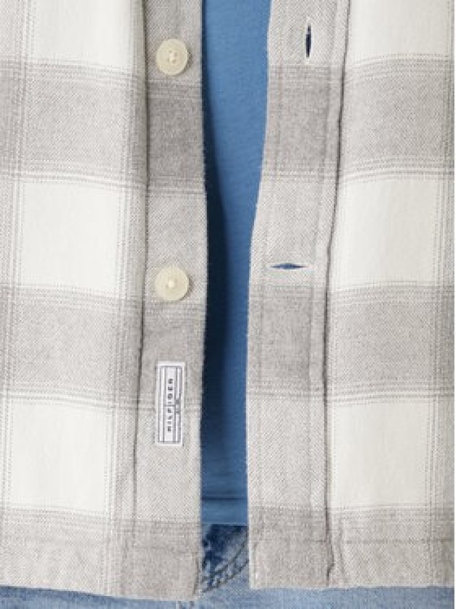 Tommy Hilfiger Koszula Flannel MW0MW40483 Szary Regular Fit