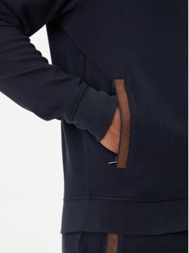 Bugatti Bluza 8700-85050D Granatowy Regular Fit