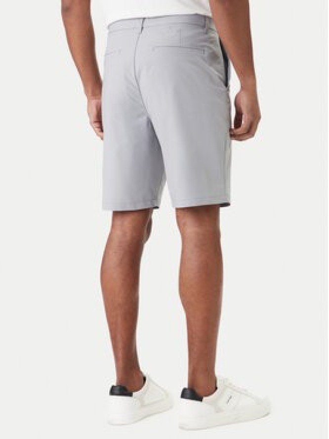 Calvin Klein Szorty materiałowe LV04LB613G Szary Straight Fit