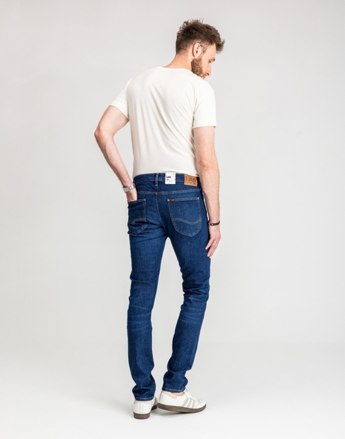 LEE LUKE MĘSKIE SPODNIE JEANSOWE DARK WORN KANSAS L719IAC22 112328479