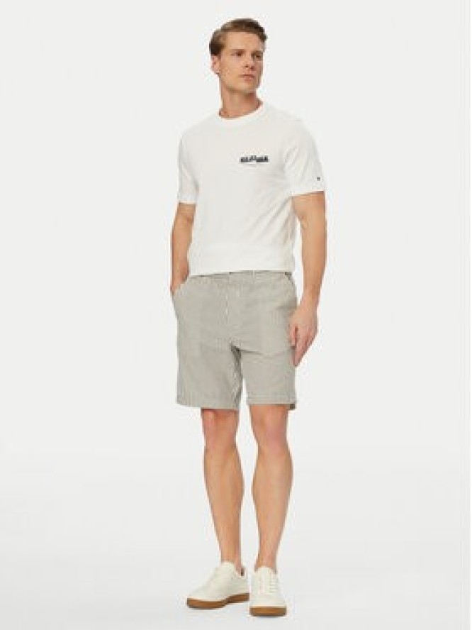 Tommy Hilfiger T-Shirt Logo Graphic MW0MW42389 Biały Regular Fit