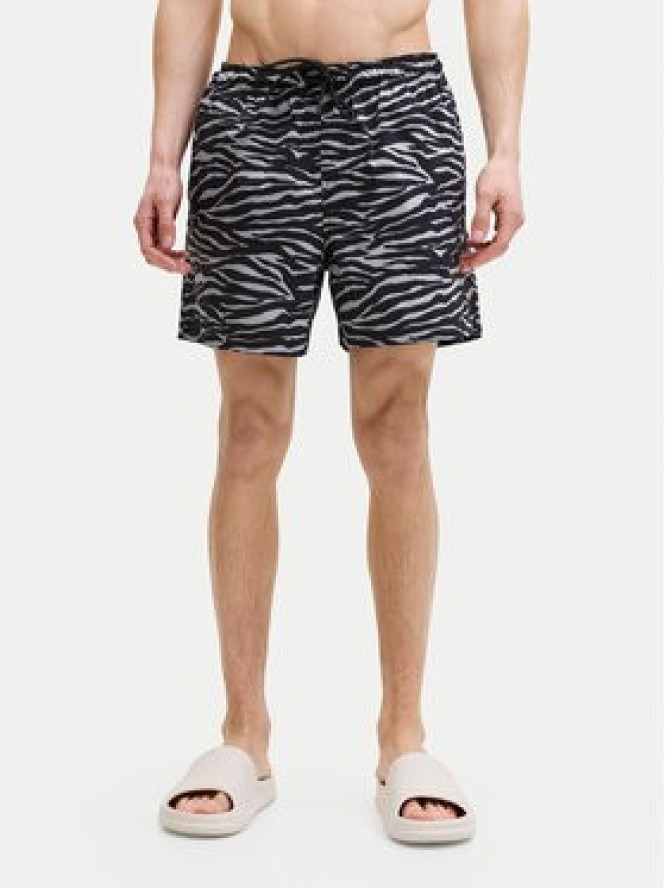 Jack & Jones Szorty kąpielowe Maui Shell 12291808 Czarny Regular Fit