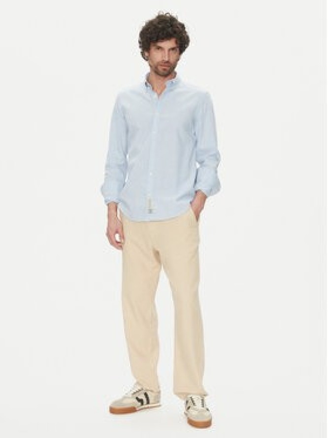 La Martina Koszula Alvin MAC006 TL141 Błękitny Regular Fit