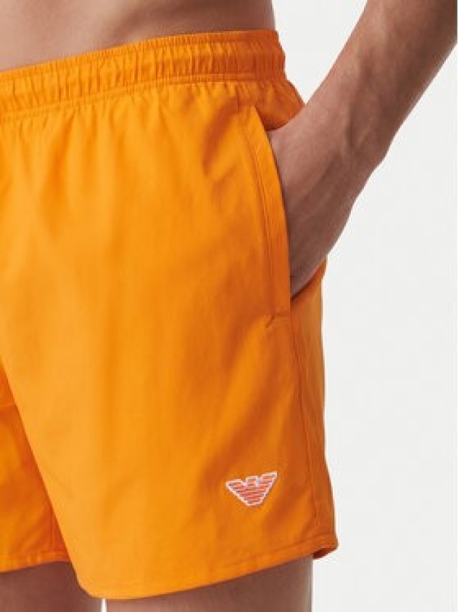 Emporio Armani Szorty kąpielowe EM000583 AF20424 U3077 Pomarańczowy Regular Fit