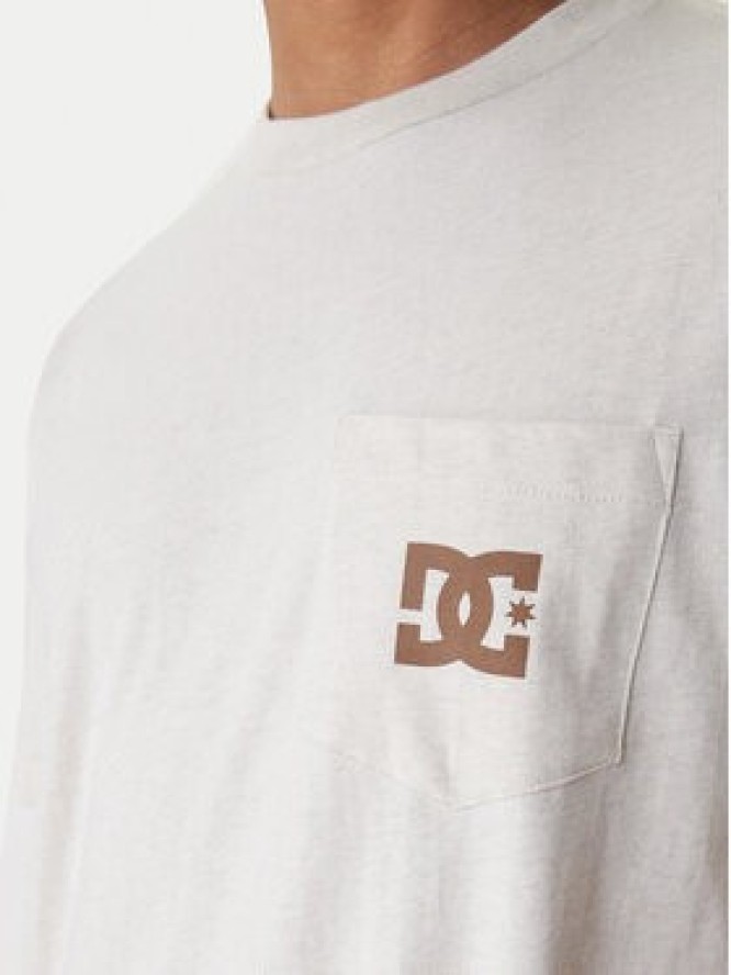DC Shoes T-Shirt Star Pocket ADYZT05377 Beżowy Regular Fit