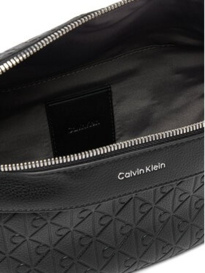 Calvin Klein Nerka Emblem Emboss Waistbag LV04D3205G Czarny