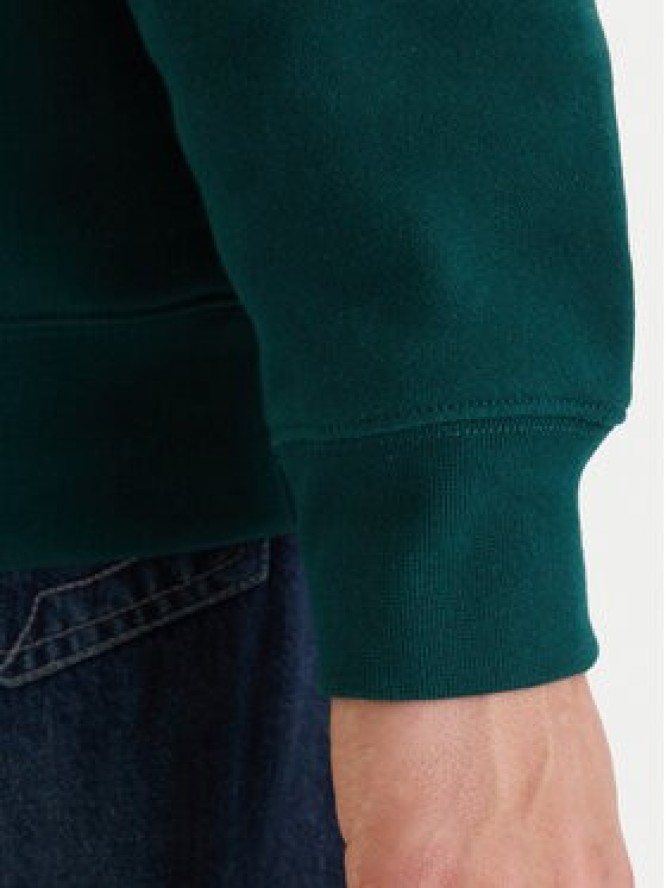 DC Shoes Bluza Varsity EDYFT03547 Zielony Regular Fit