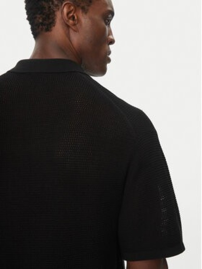 Michael Kors Koszula CS560FPFE5 Czarny Regular Fit