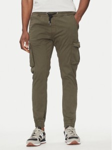 Alpha Industries Joggery Twill 116202 Zielony Regular Fit