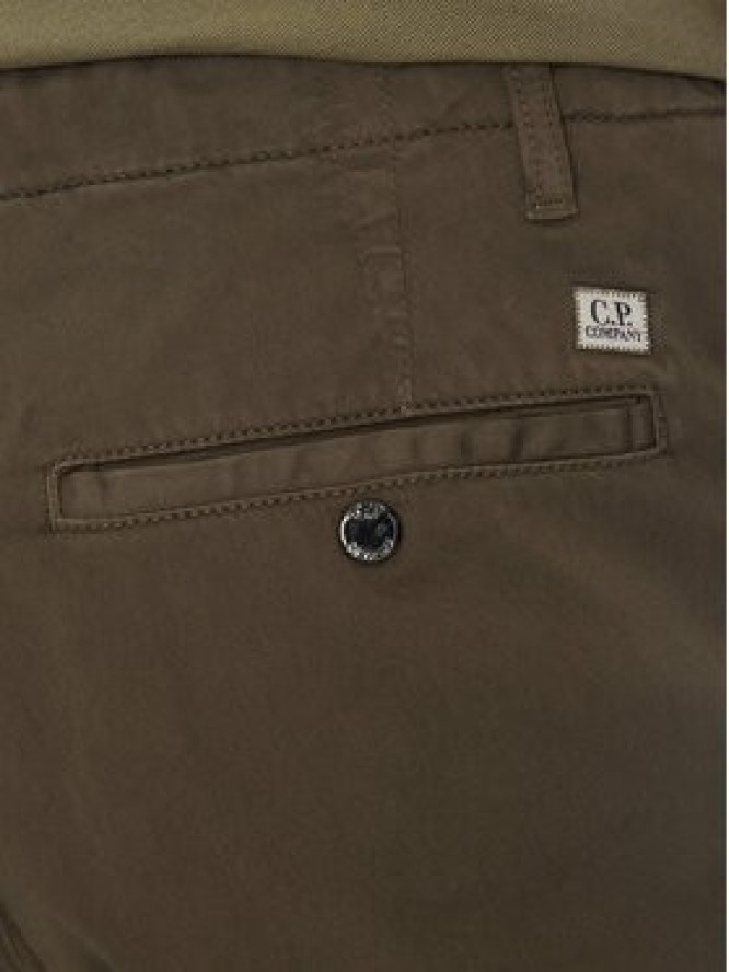 C.P. Company Szorty materiałowe 18CMBE116A005694G Zielony Regular Fit