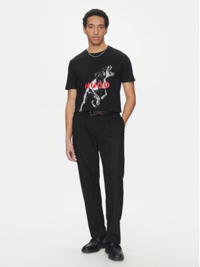 Hugo T-Shirt Deyladec 50530607 Czarny Oversize