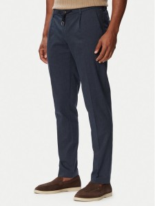 Bugatti Chinosy 1950-16210E Granatowy Slim Fit