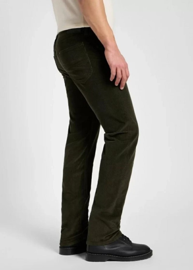 LEE MĘSKIE SPODNIE SZTRUKSOWE LEE DAREN ZIP FLY BLACK 112365814