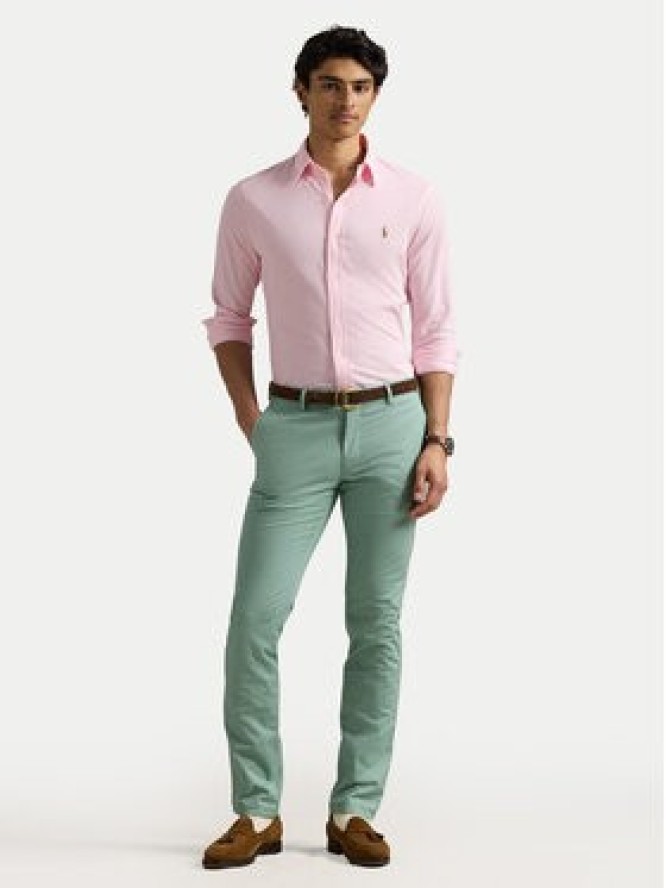Polo Ralph Lauren Koszula 710932545012 Różowy Slim Fit