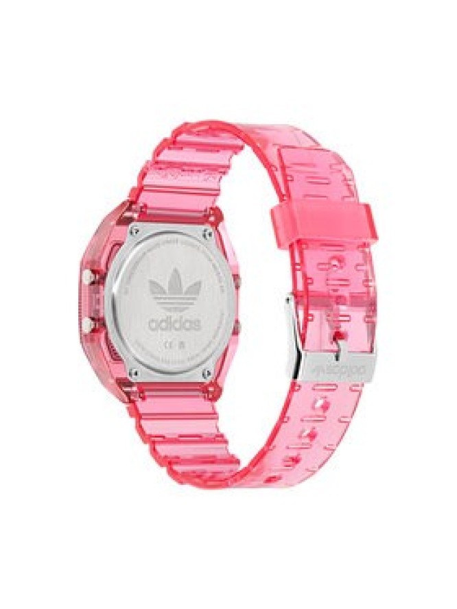 adidas Zegarek AO Street Digital Two Crystal AOST25540 Różowy