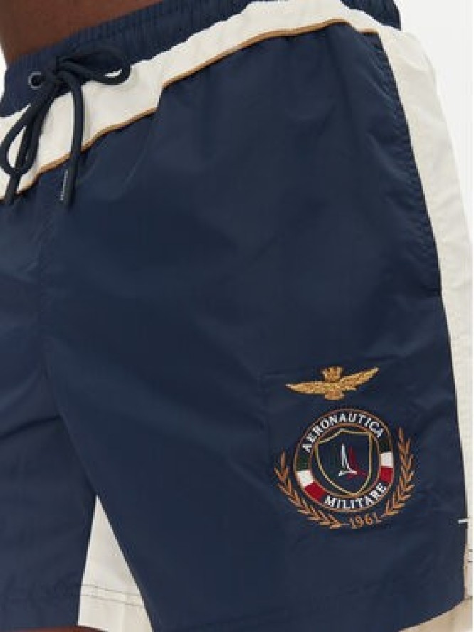 Aeronautica Militare Szorty kąpielowe 251BW228CT3539 Granatowy Regular Fit