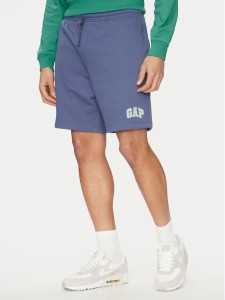 Gap Szorty sportowe 703989-04 Niebieski Regular Fit