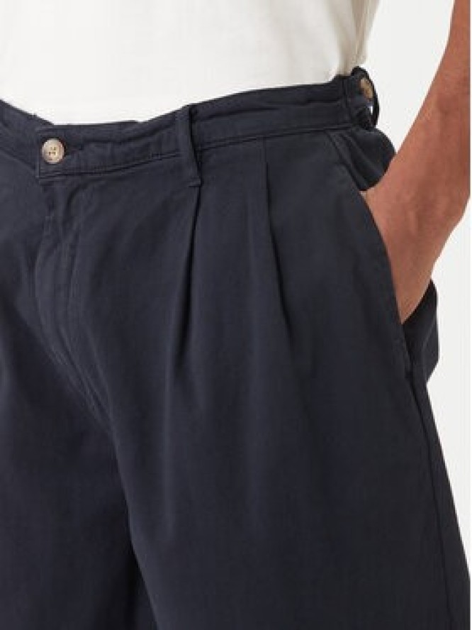 Guess Jeans Spodnie materiałowe M6RB59 WGCV1 Granatowy Relaxed Fit