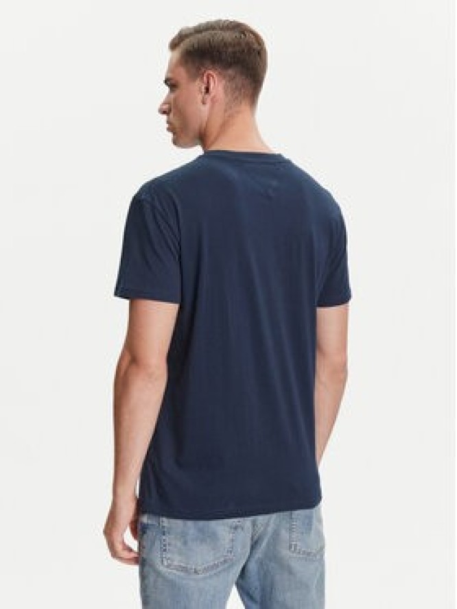 Tommy Jeans T-Shirt Dna Flag DM0DM21941 Granatowy Regular Fit