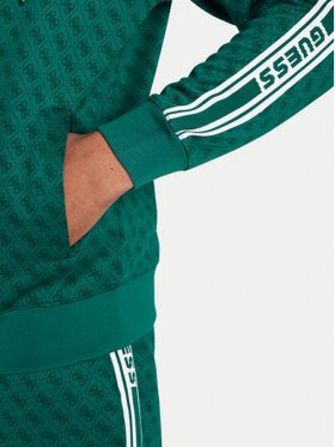 Guess Bluza Z5BQ13 K2042 Zielony Relaxed Fit