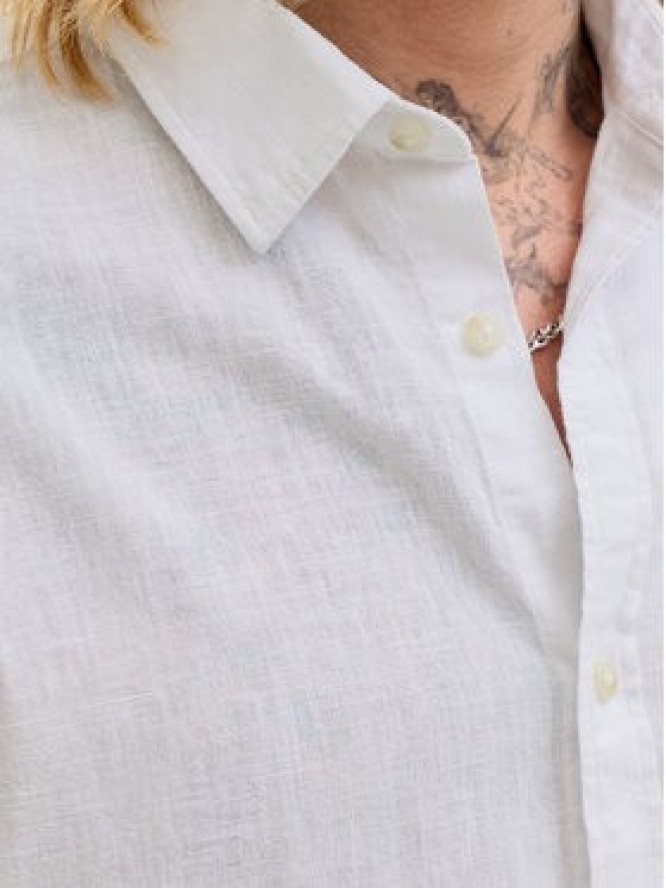 Jack & Jones Koszula Summer 12289160 Biały Regular Fit