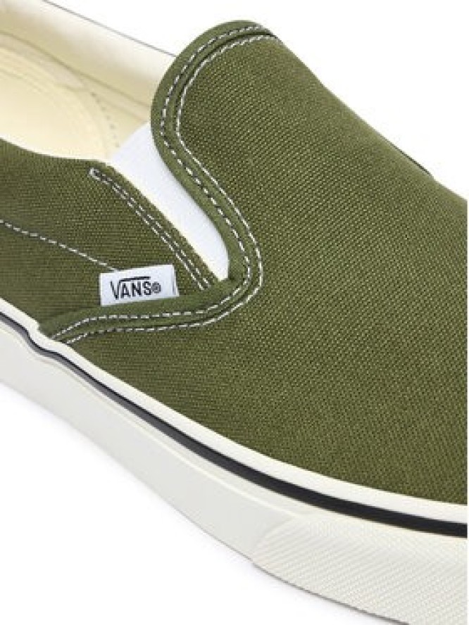 Vans Tenisówki Classic Slip-On VN000Z7AGRK1 Zielony