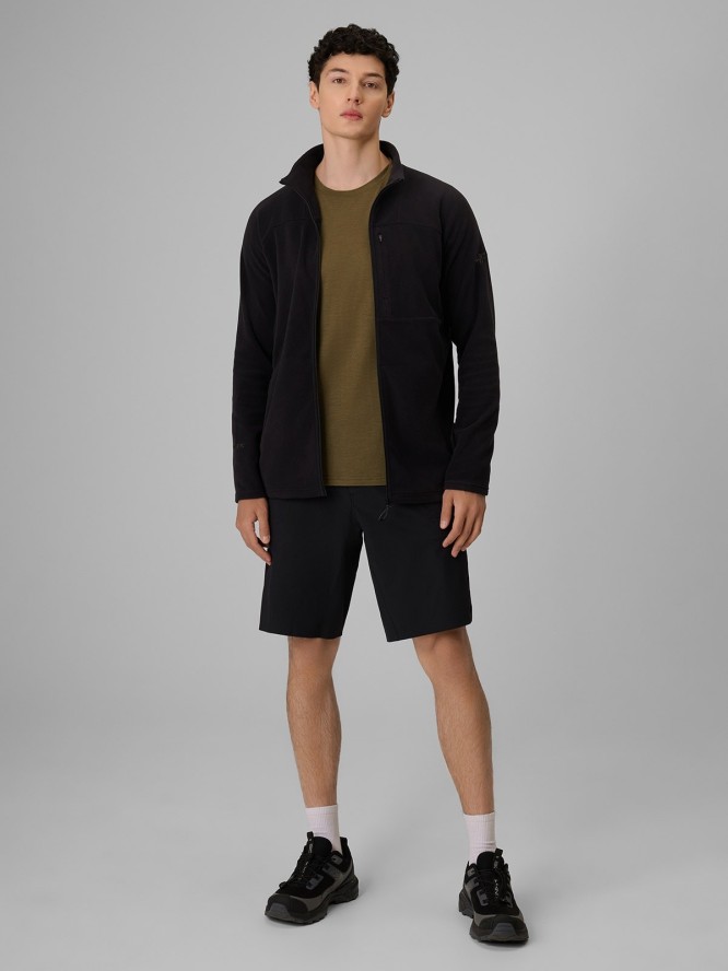 4F Polar regular bez kaptura Polartec męski - czarny XL