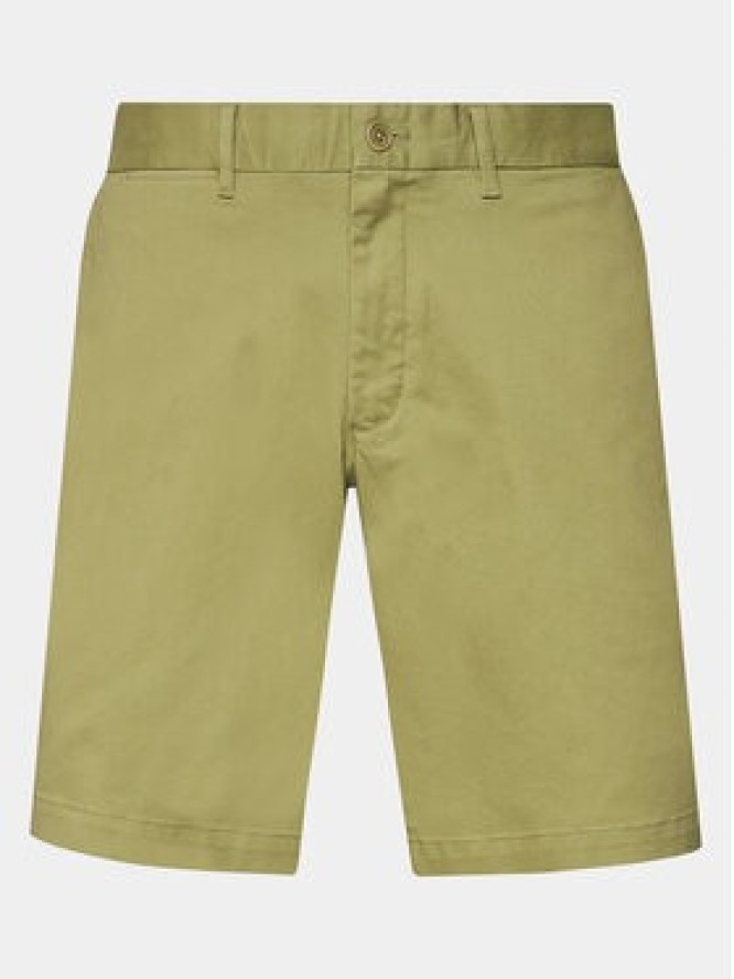 Tommy Hilfiger Szorty materiałowe Brooklyn MW0MW23563 Zielony Regular Fit