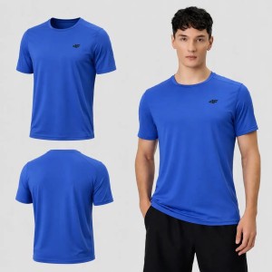 T-SHIRT MĘSKI 4F KOSZULKA TRENINGOWA SZYBKOSCHNĄCA