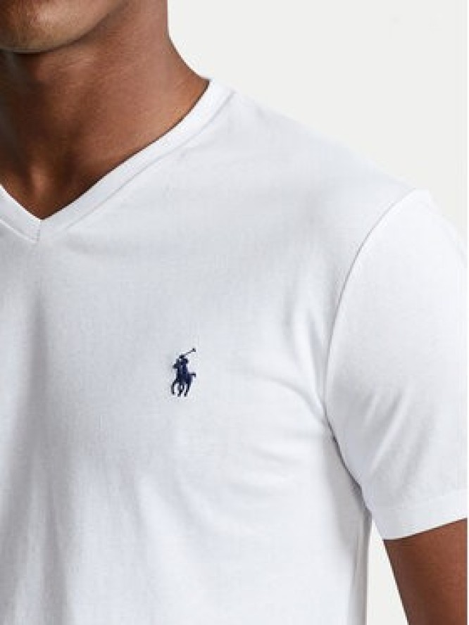Polo Ralph Lauren T-Shirt 710671453008 Biały Slim Fit