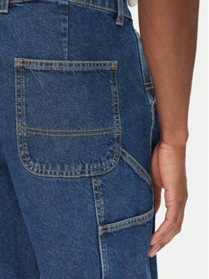 Jack & Jones Szorty jeansowe Alex 12273238 Granatowy Baggy Fit