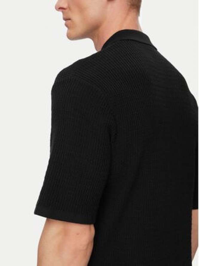 Jack & Jones Koszula Montauk 12293584 Czarny Relaxed Fit