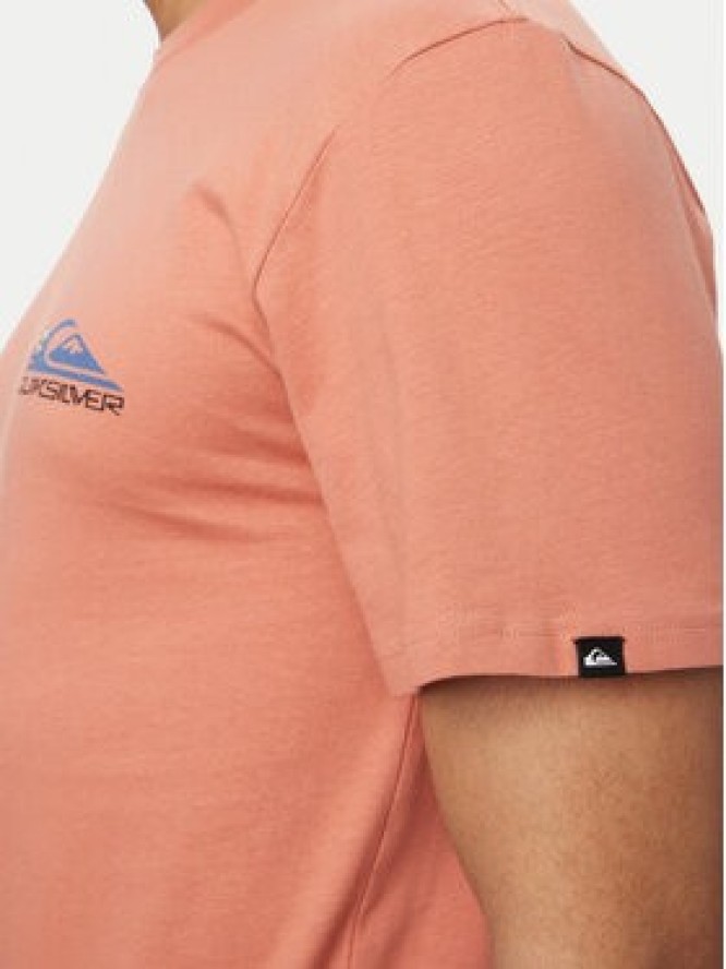 Quiksilver T-Shirt EV Barrel Paradise EQYZT08285 Różowy jasny Regular Fit