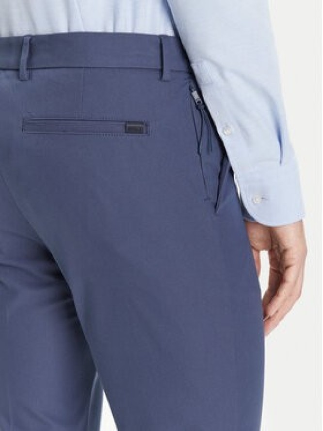 BOSS Chinosy P-Kaiton1 50543945 Błękitny Slim Fit