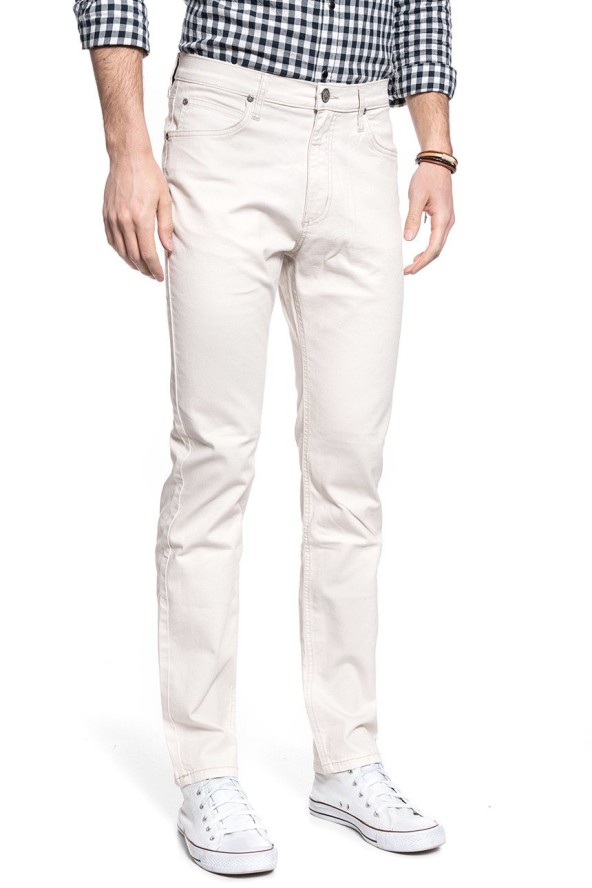 LEE RIDER MĘSKIE SPODNIE JEANSOWE WHITE SAND L701LB15 112117560