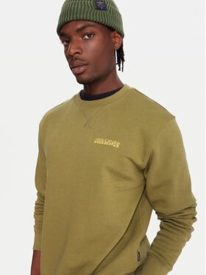 Quiksilver Bluza Salt Water Graphic EQYFT05127 Zielony Comfort Fit