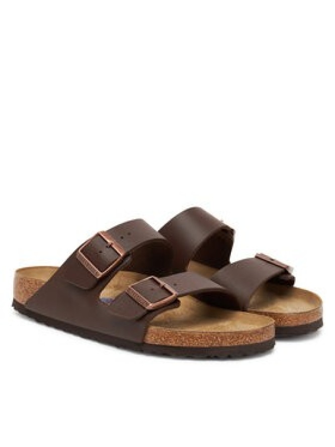 Birkenstock Klapki Arizona Sfb 451161 Brązowy