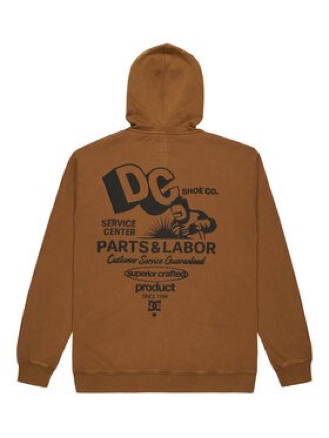 DC Shoes Bluza Parts Dep EDYSF03257 Brązowy Regular Fit