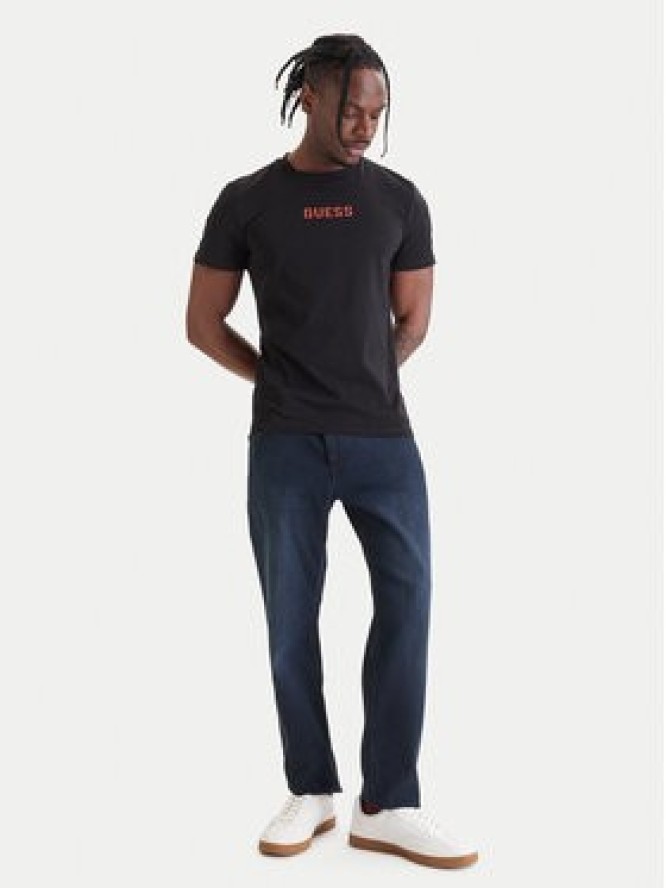 Guess T-Shirt U6GM01 K6YW1 Czarny Regular Fit